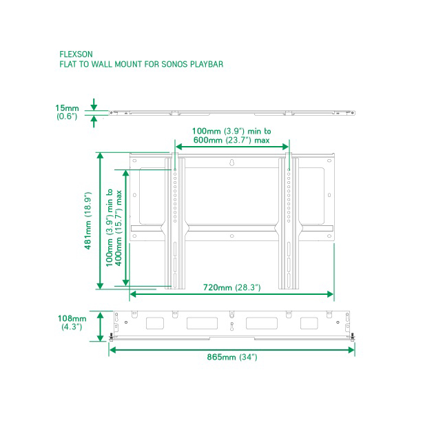 flexson playbar mount